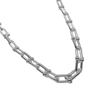Tiffany Co Graduated Link Necklace Sterling Silver